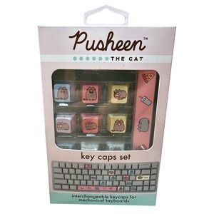Pusheen the Cat Keycaps Set Interchangeable Keycaps for Mechanical Keyboards